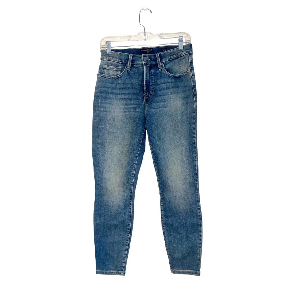 Lucky Brand Ava Mid Rise Skinny Ankle Jeans Denim Size 10 Medium Wash Streetwear